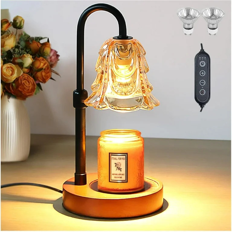 NOYAFA Candle Warmer Lamp,  Dimmable Adjustable Height Lamp with Timer,  Scented Wax Melt Lamp Pr... | Walmart (US)
