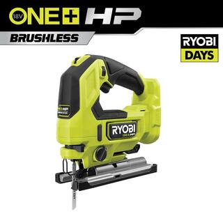 RYOBI ONE+ HP 18V Brushless Cordless Jig Saw (Tool Only) PBLJS01B - The Home Depot | The Home Depot