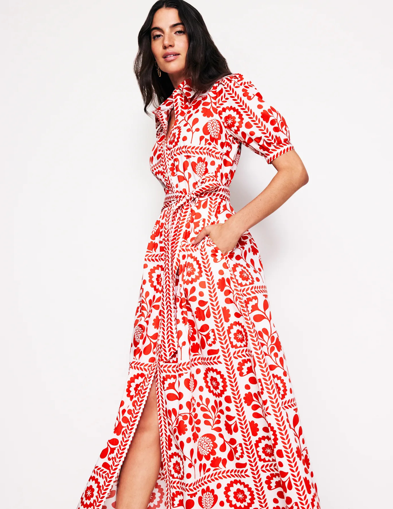 Alexa Maxi Shirt Dress | Boden (US)