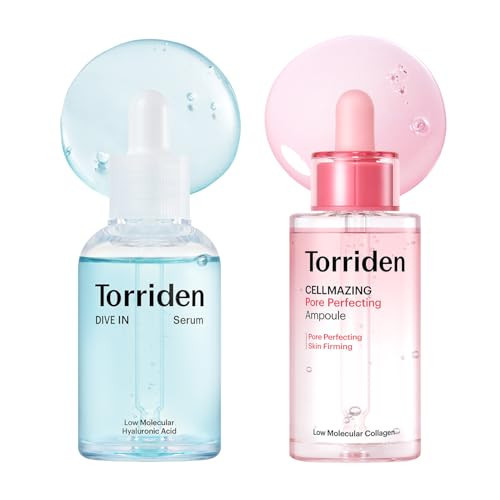 Torriden DIVE IN Hyaluronic Acid Serum 50ml (1.69 fl.oz.) + CELLMAZING Pore Perfecting Ampoule 30ml (1.01 fl. oz) | Amazon (US)