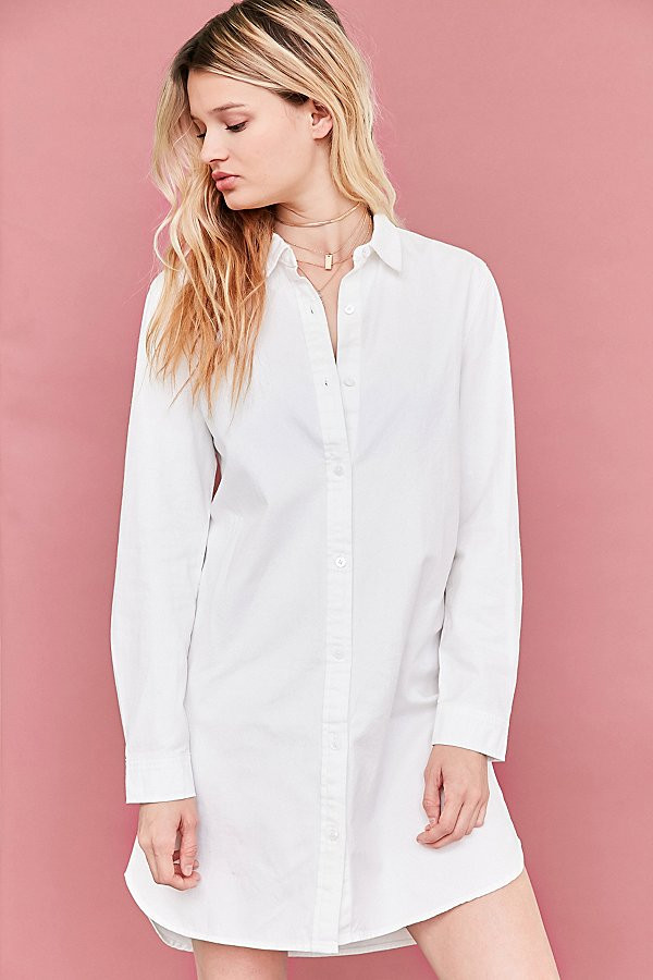 BDG Button-Down Shirt Mini Dress | Urban Outfitters US