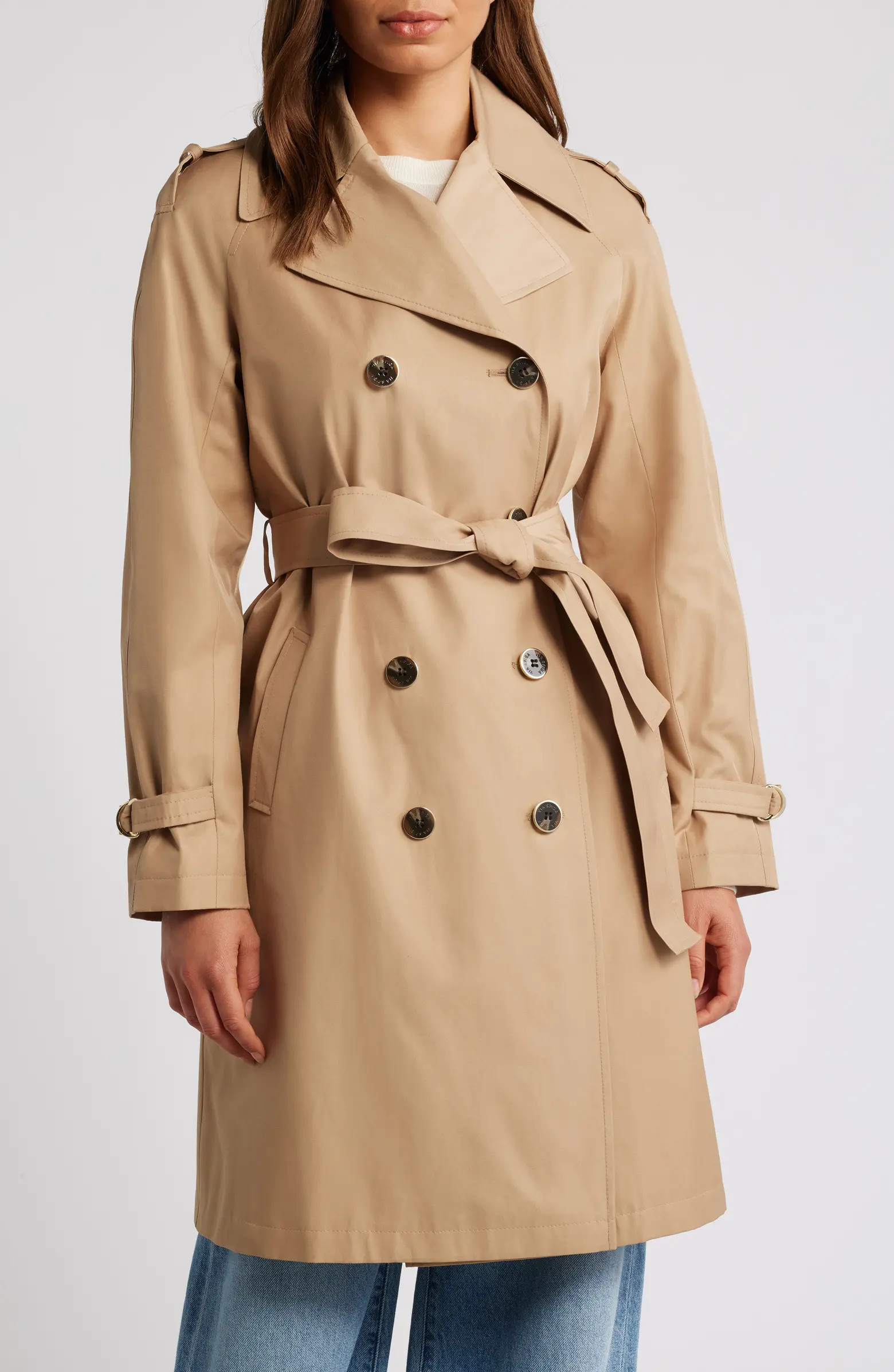 Water Resistant Cotton Blend Trench Coat | Nordstrom