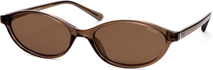 SOJOS TR90 Ultra Light Flexible Sunglasses for Women Retro Oval Polarized Cat Eye Vintage Shades ... | Amazon (US)