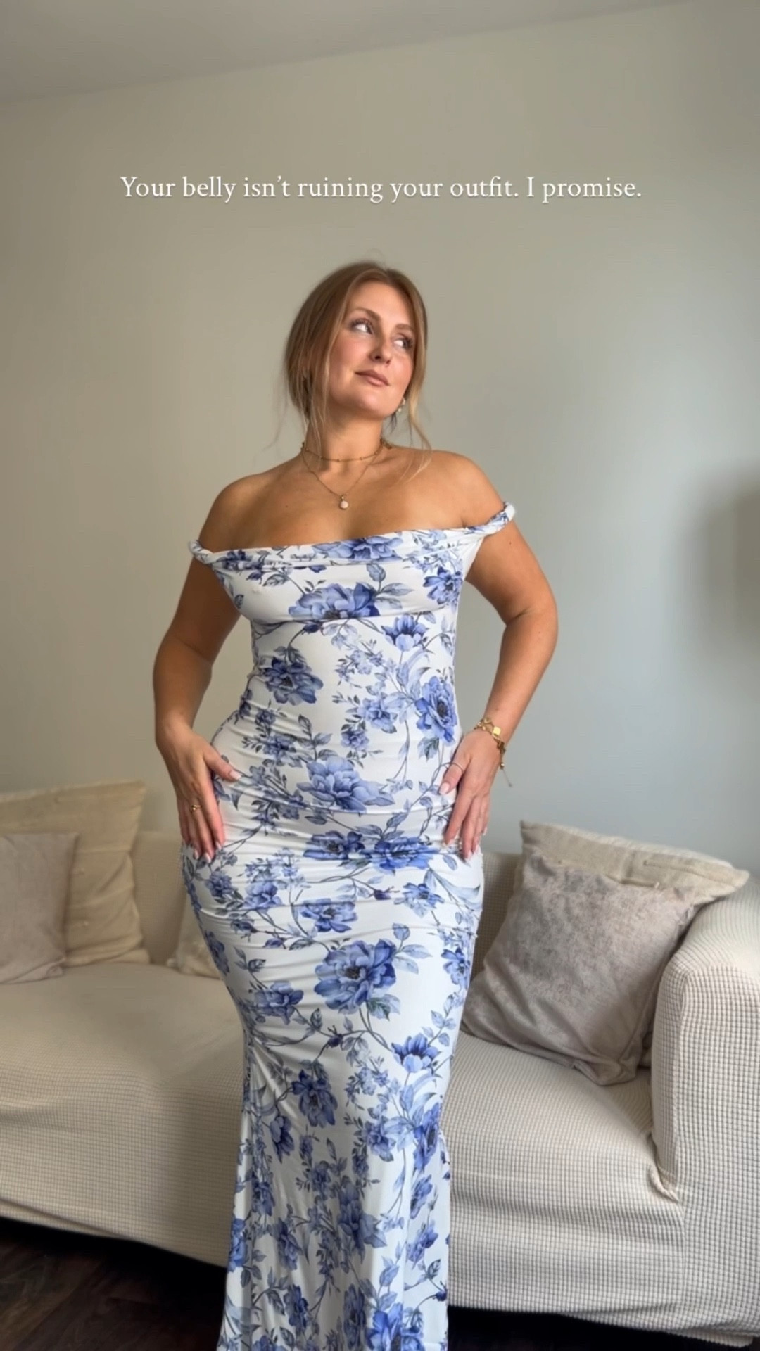 This dress is insanely stretchy for the girlies looking for bloat-friendly! I’m wearing a 12 and I am not feeling restricted AT ALL!! Love love love 10/10 🪻🤍🫰🏼✨

#LTKdresses #LTKsummer #LTKcurves
