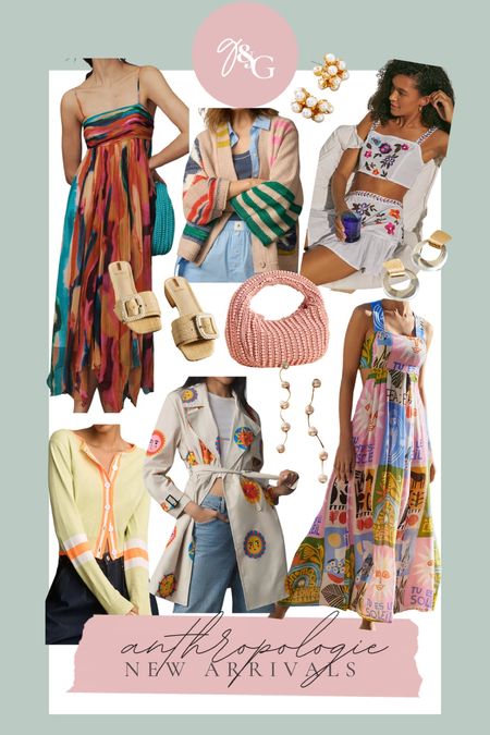 Anthropologie new arrivals for spring // maxi dress, cardigan, beaded bag, striped sweater, matching set 

#LTKstyletip #LTKfindsunder100 #LTKSeasonal