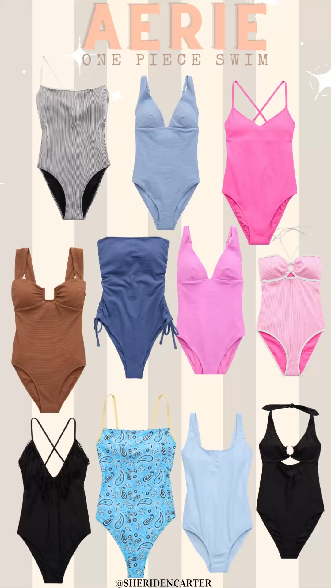 AERIE SWIM!!!! All one piece options!

#LTKSaleAlert #LTKSwim #LTKgrwm