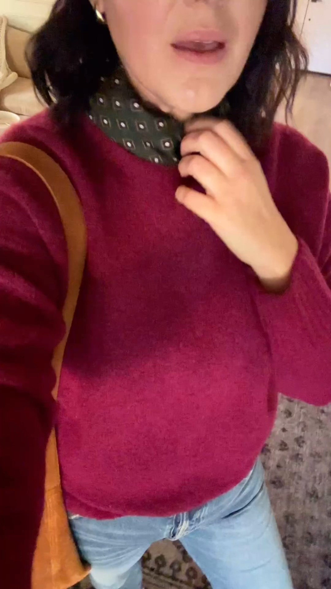 I’m in the medium! Fit is TTS!

#LTKHoliday #LTKOver40