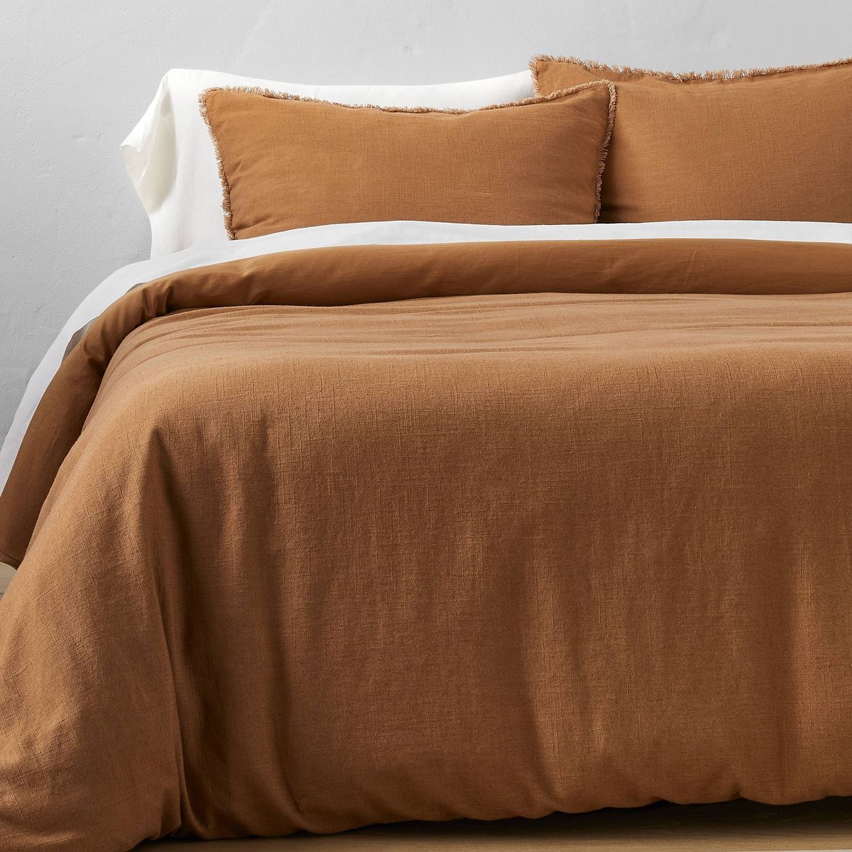 Heavyweight Linen Blend Duvet Cover & Pillow Sham Set - Casaluna™ | Target