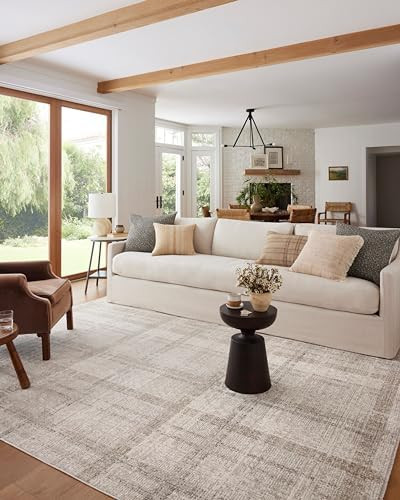 Loloi Angela Rose Ember Collection EMB-04 Ivory/Multi 9'-6" x 13'-1" Area Rug | Amazon (US)