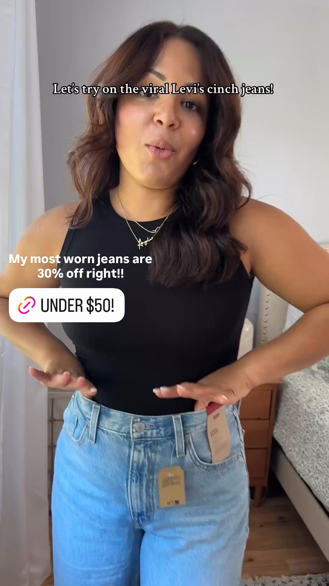 The cinched Levi’s are on sale! They do run a little big! 

#LTKSaleAlert #LTKSeasonal #LTKootd