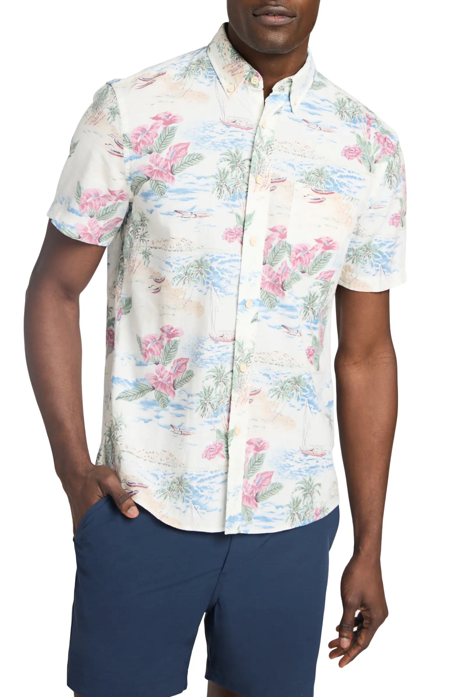 Breeze Short Sleeve Button-Down Shirt | Nordstrom Rack