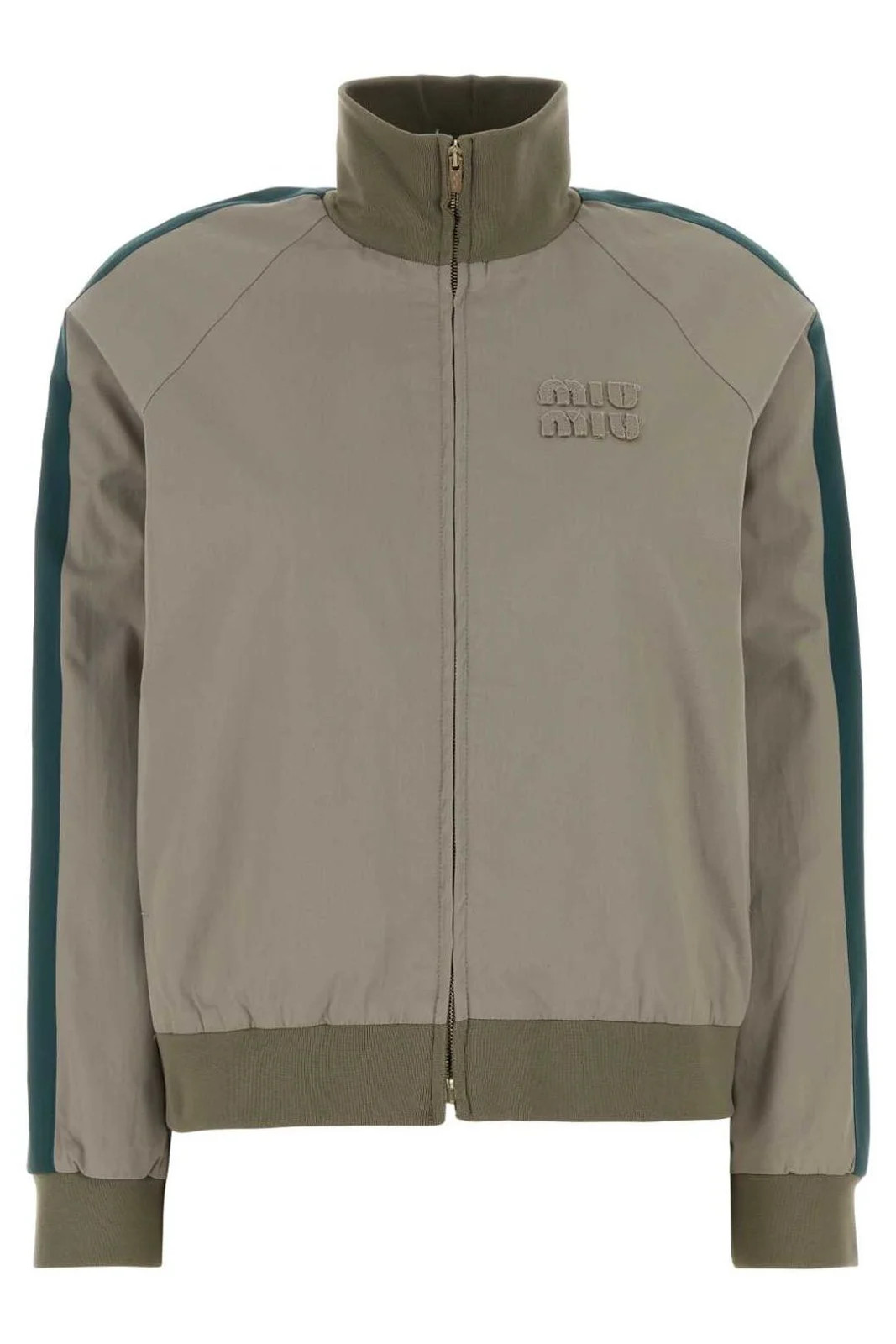 Miu Miu High-Neck Zipped Jacket | Cettire Global