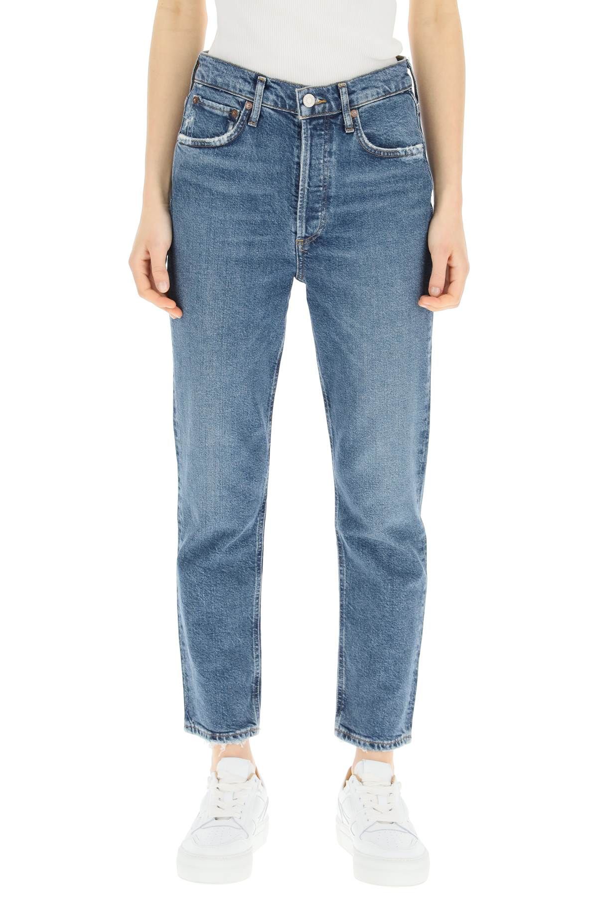 AGOLDE Agolde 'Riley' Cropped Jeans - Stylemyle | Stylemyle (US)