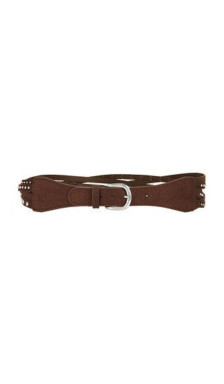 8 Other Reasons Suedette Studded Belt in Brown. | Revolve Clothing (Global)