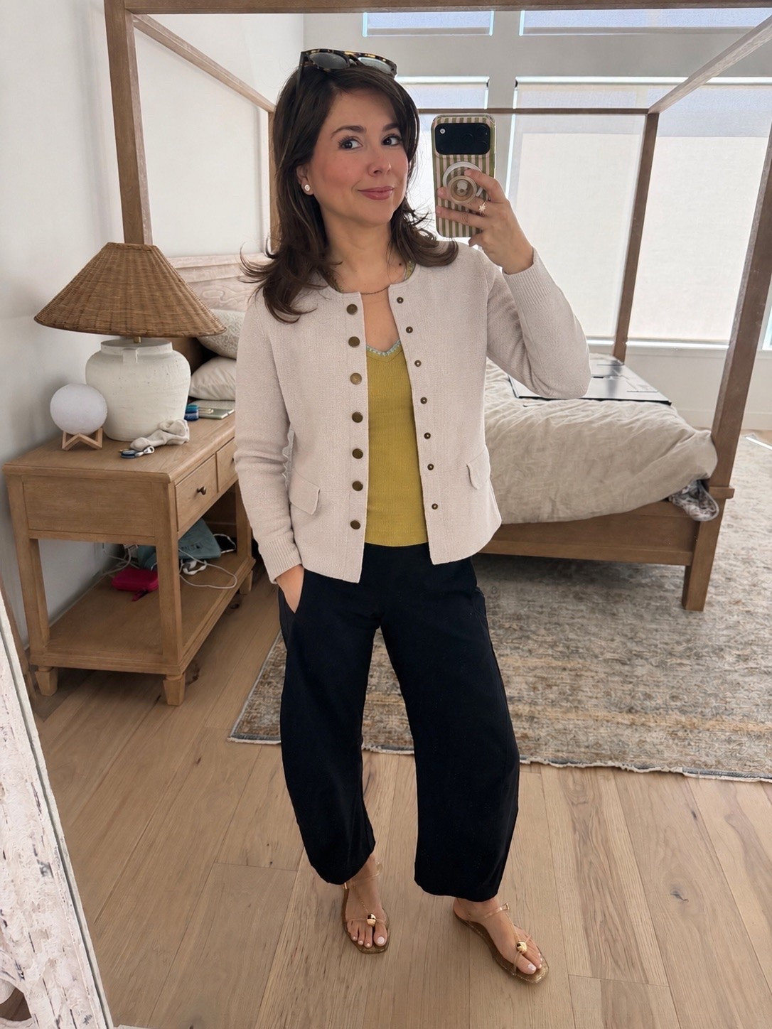 The perfect collarless knit jacket for jeans and slacks

#LTKgrwm #LTKootd #LTKSaleAlert