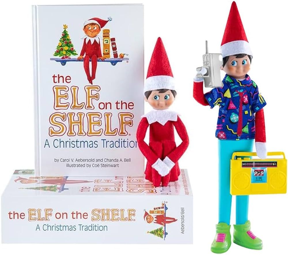 Elf on The Shelf - Blue Eyed Boy Scout Elf & Magifreez Retro Rad 80's Gear | Amazon (US)
