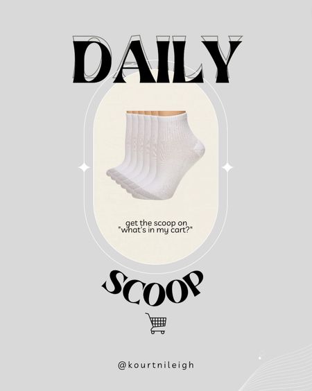 Daily Scoop! You can never have enough long white socks! 

#LTKfit #LTKFind #LTKSeasonal
