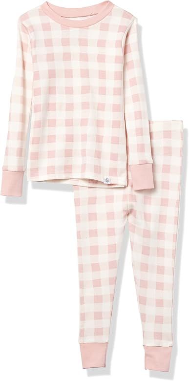 HonestBaby unisex-baby Organic Cotton 2-Piece Snug Fit Pajama Set | Amazon (US)