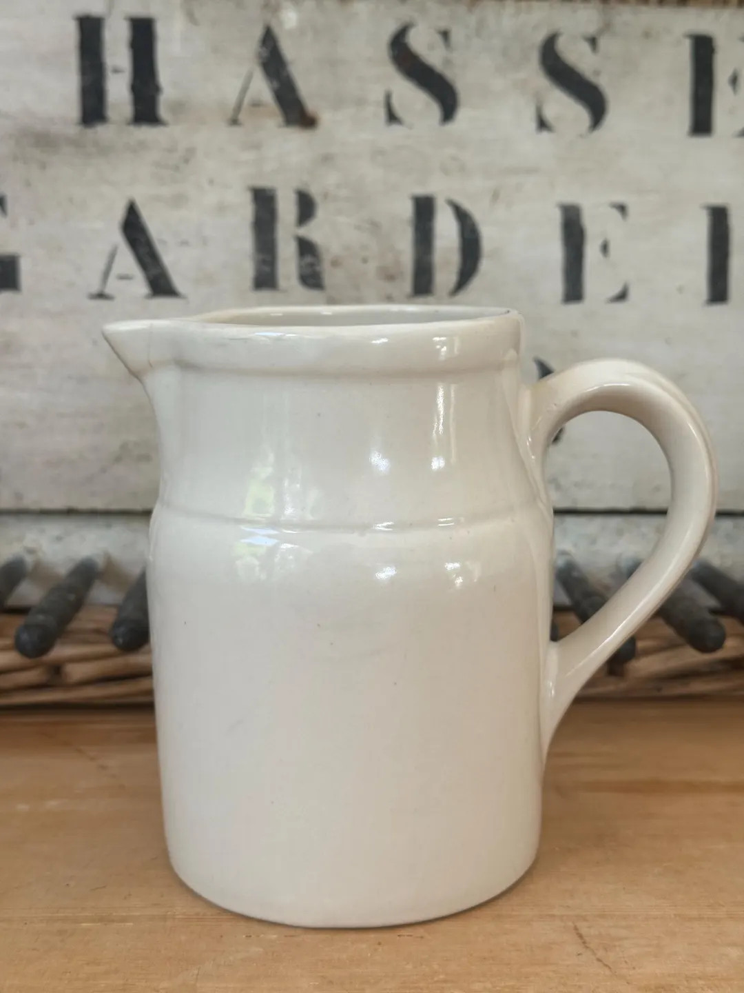 Vintage French Stoneware Pitcher – Digoin Grès Pots, 5.75” Tall - Etsy | Etsy (US)