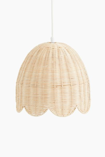 Child's Rattan Pendant Lamp - Light beige - Home All | H&M US | H&M (US + CA)