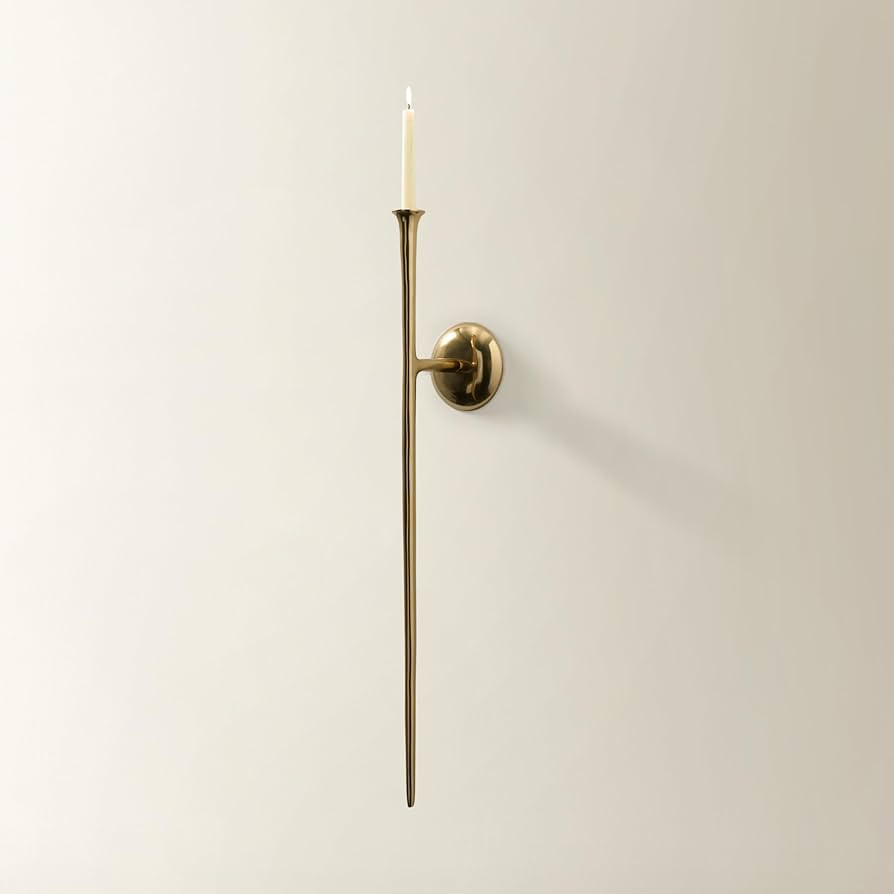 Z Gallerie Aspar Gold Wall Sconce - Glam Wall Accent for Living Room, Dining Room & Foyer Decor(A... | Amazon (US)