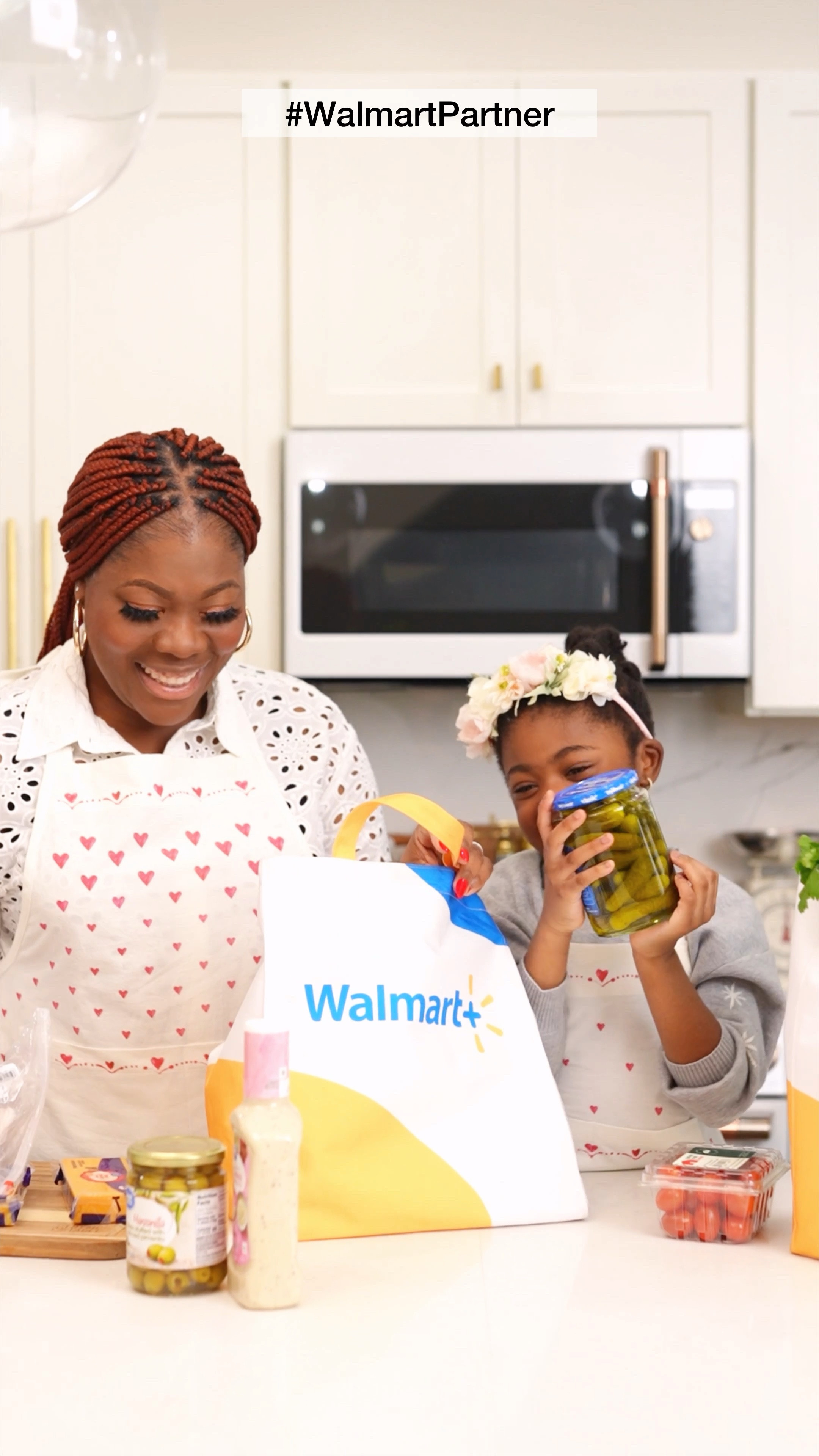 Belle is still in her “I want to be a chef” era so she gets excited about our  Walmart+ deliveries as much as I do :) 😅🥬🍅🧀🥓  She’s in charge of our menu this week, and today we are trying a club sandwich on the stick from the Walmart App. 
I love that I can add all the ingredients for the recipe to my cart with just one click. And with my Walmart+ free delivery from stores benefit, I had all the ingredients delivered straight to my door. With Walmart+ I save time and money and focus on what’s important: more family time and making memories like this :) 
Click the link below to try Walmart+ with a 30 day free trial @Walmart #WalmartPartner  
*$35 order minimum. Restrictions apply.  

#LTKSeasonal #LTKfamily #LTKVideo