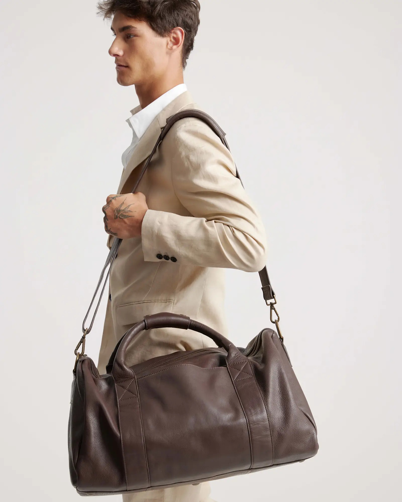 Nappa Leather Duffle Bag | Quince