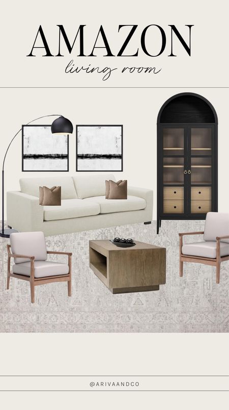 Living room design, all from Amazon.




Couch, wall art, accent cabinet, area rug, accent chairs, coffee table, home decor, floor lamp, throw pillows 

#LTKHome #LTKStyleTip
