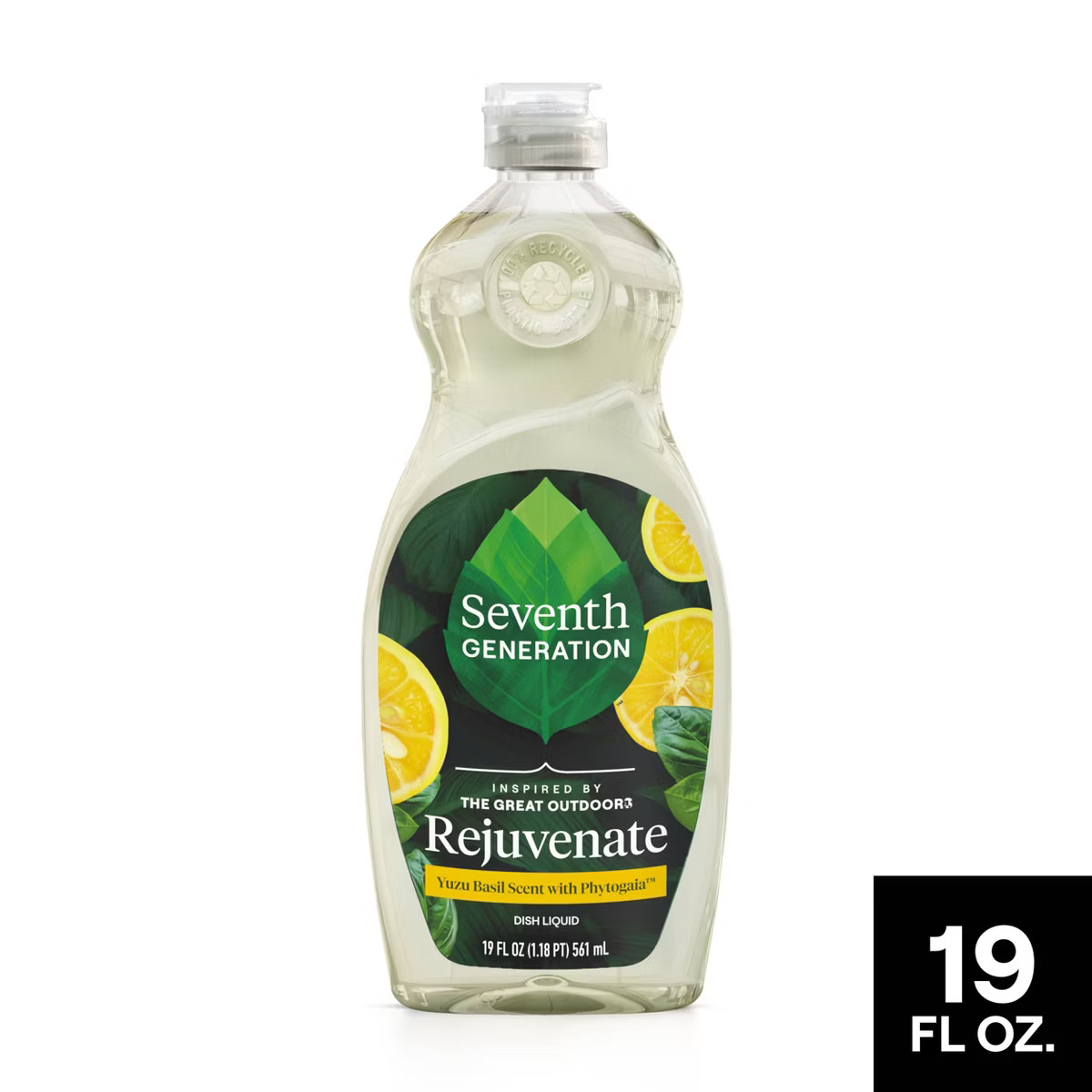 Seventh Generation Rejuvenating Yuzu Basil Liquid Dish Soap - 19 fl oz | Target