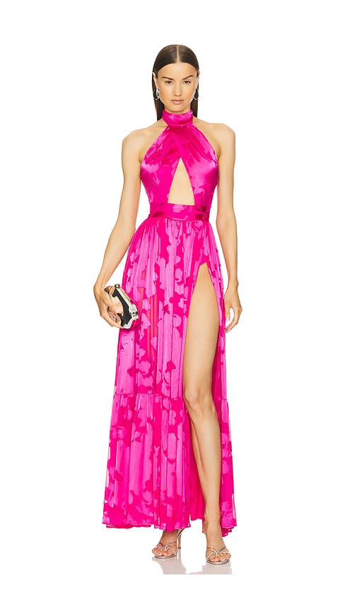 Michael Costello x REVOLVE Carolina Gown in Pink. - size S | Revolve Clothing (Global)