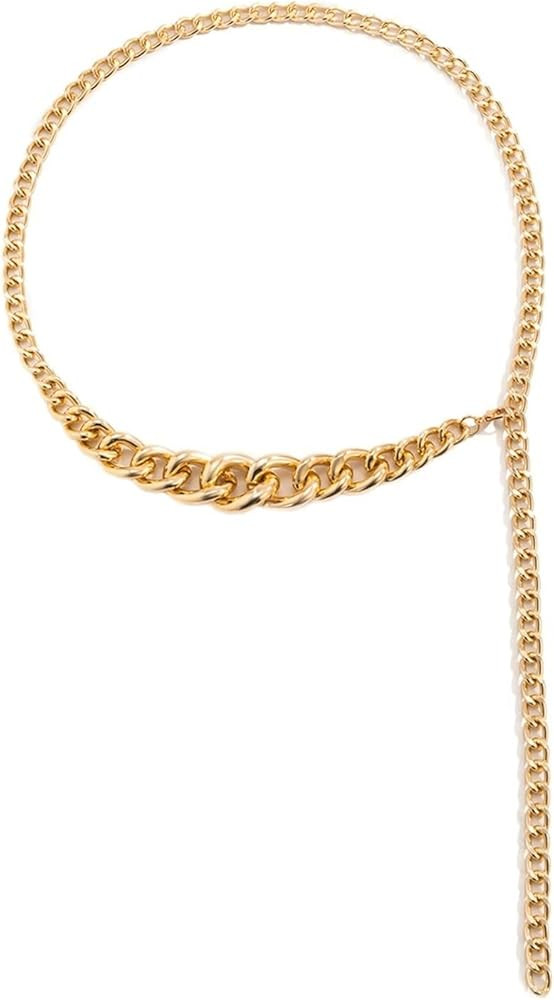 Mycian Body Jewelry for Women, Gold Body Chain Alloy Thick Tassel 104CM Jewelry for Women Gifts | Amazon (US)