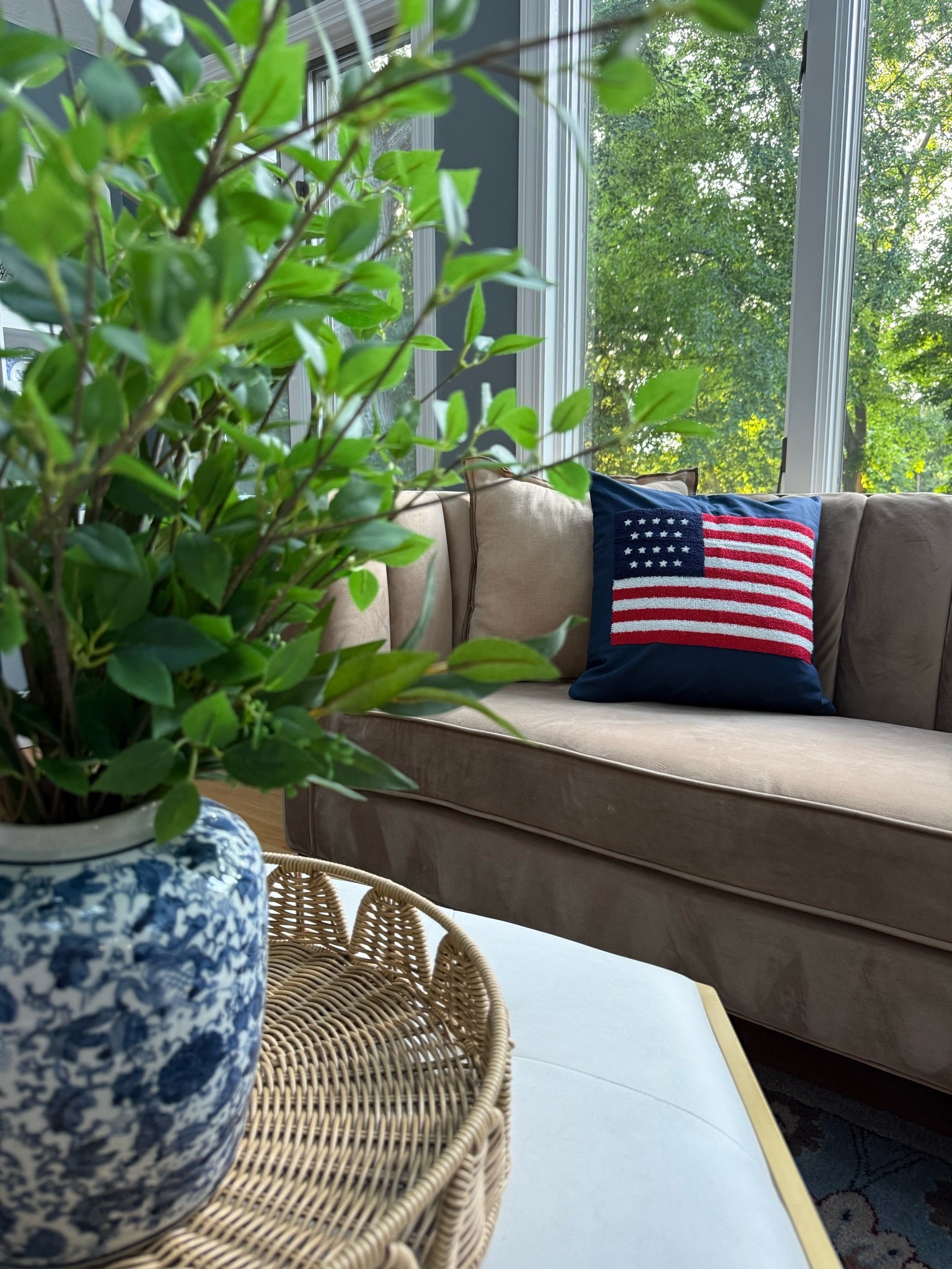 Loving this patriotic pillow!

#LTKSeasonal #LTKHome