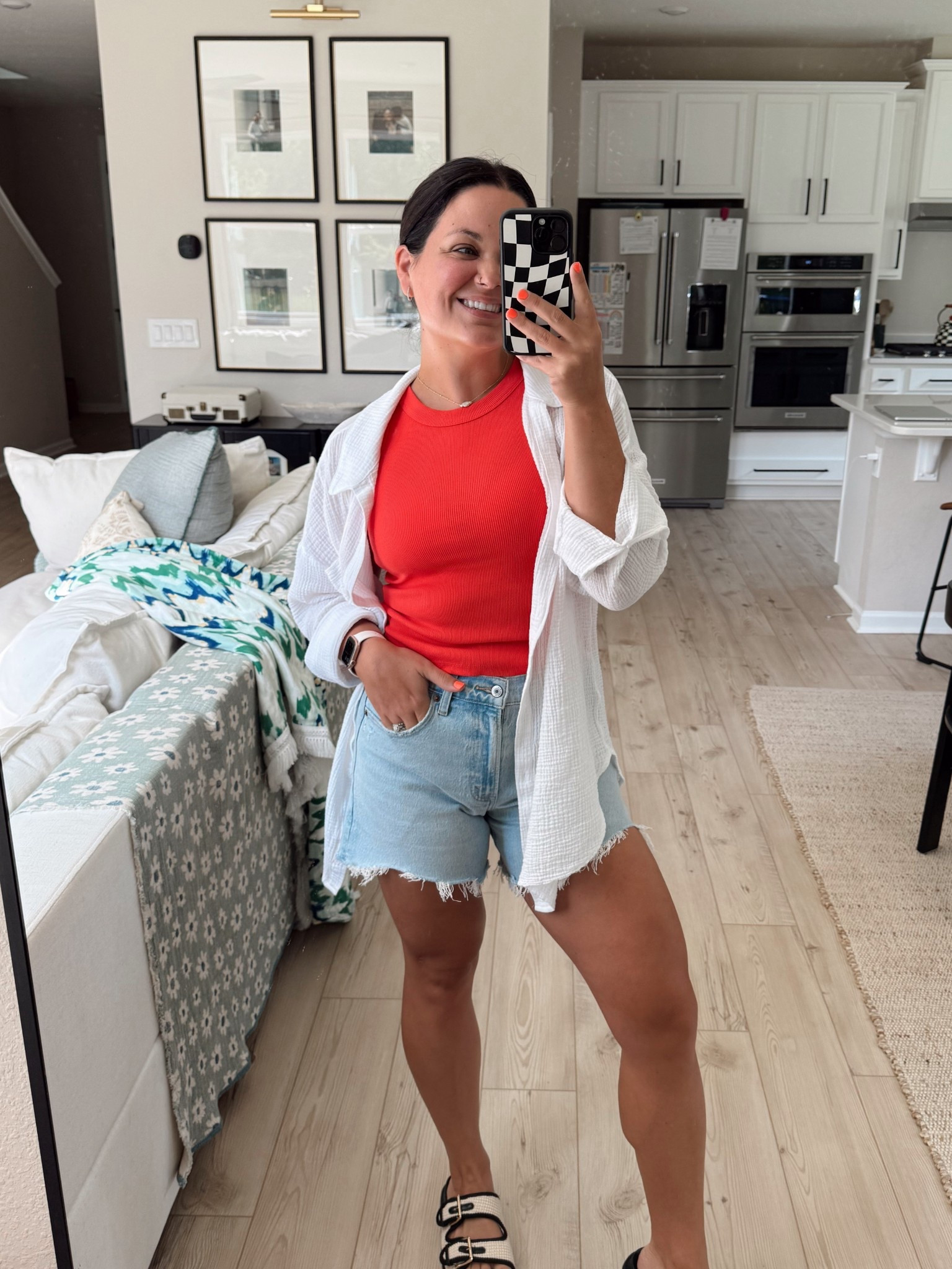 My favorite everyday mom outfit 🫶🏼 denim shorts, tank & a cover up!

Med in tank, L in cover up

#LTKSummerEdit #LTKSeasonal #LTKStyleTip