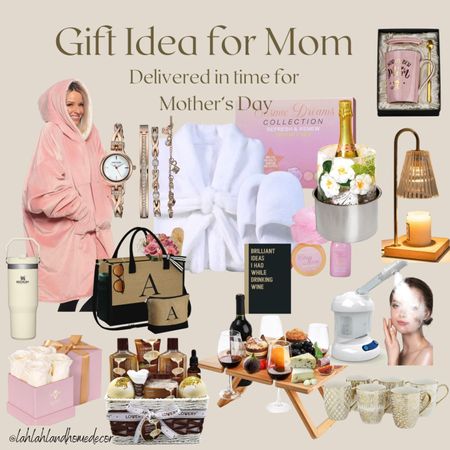 Grab these Mother Day gifts ideas for mom, yourself, or a special friend and have them delivered just in time for Mother’s day! 😀 Mother’s day gift guide | purse | coffee mug set | stanley travel mug | robe | spa kit | candle | self health book | roses | floral | wine accessories | @amazon #amazonprime 

#LTKFindsUnder50 #LTKFindsUnder100 #LTKGiftGuide