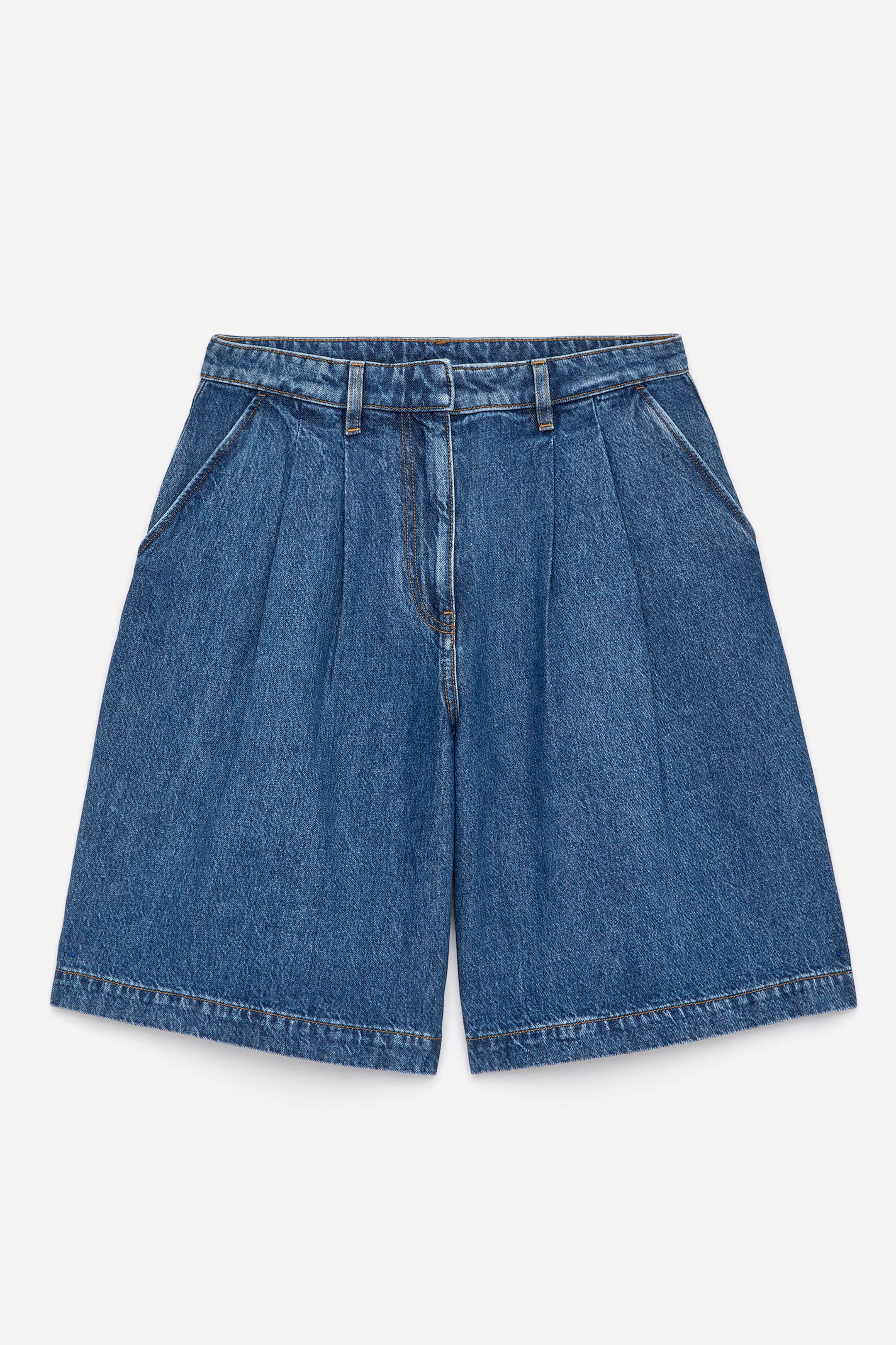 Short en jean plissé | H&M (FR, IT, ES, PT, BE)