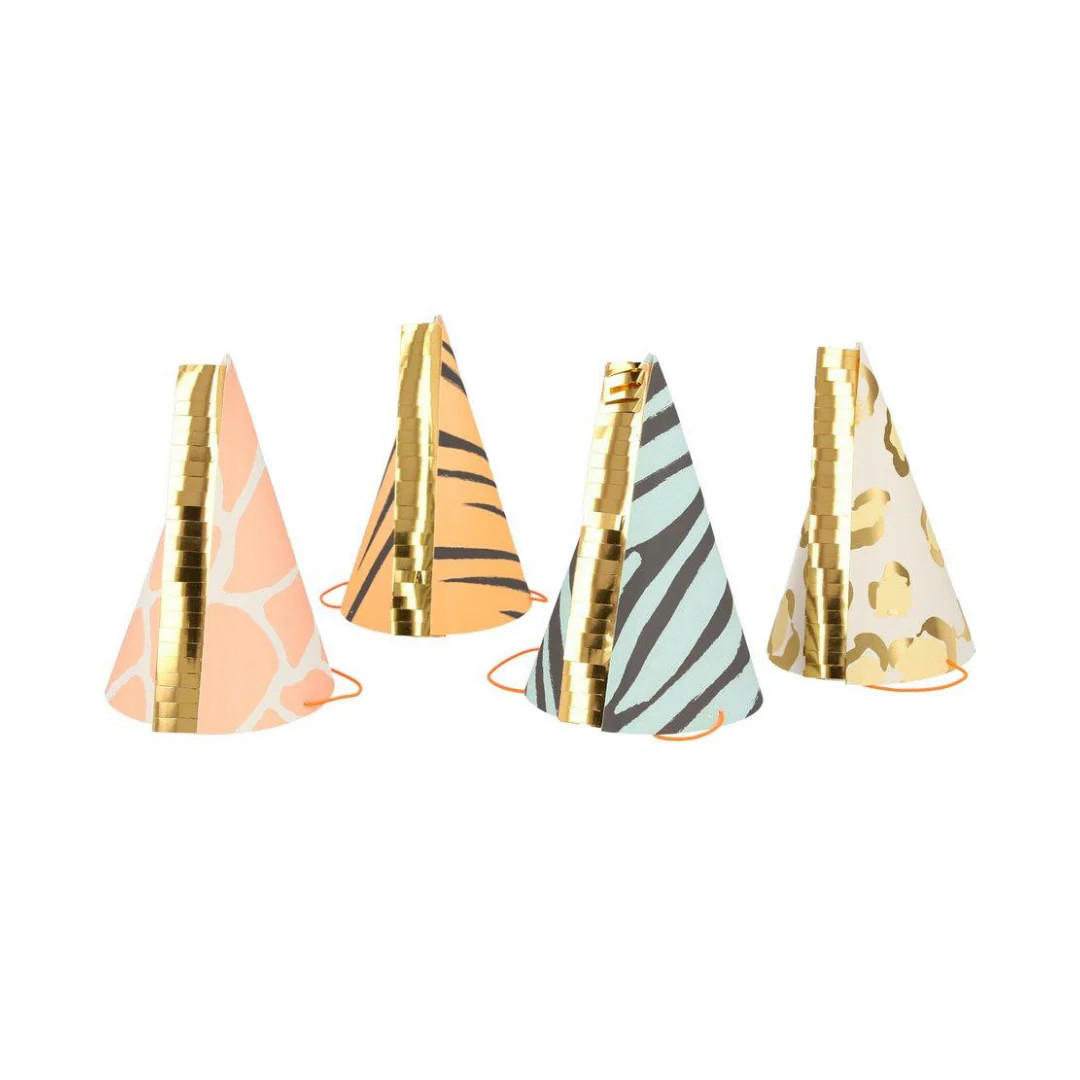 Safari Animal Print Party Hats | Ellie and Piper