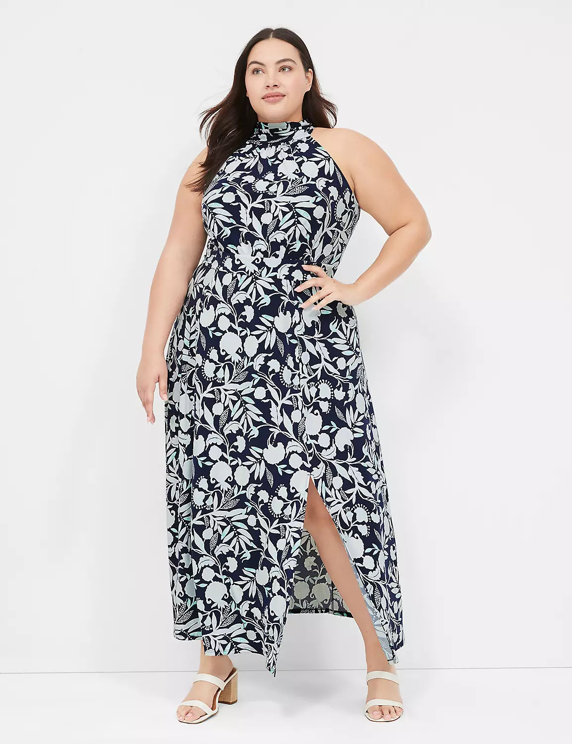 Halter Tie-Neck Dress | Lane Bryant (US)