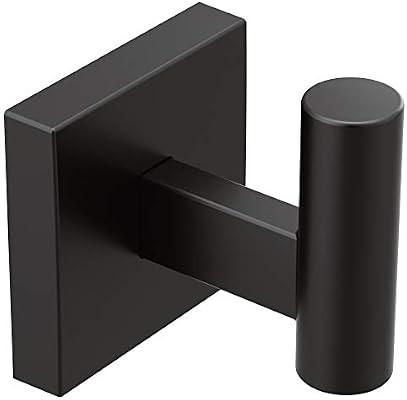 Moen BP1803BL Triva Single Robe Hook, Matte Black | Amazon (US)