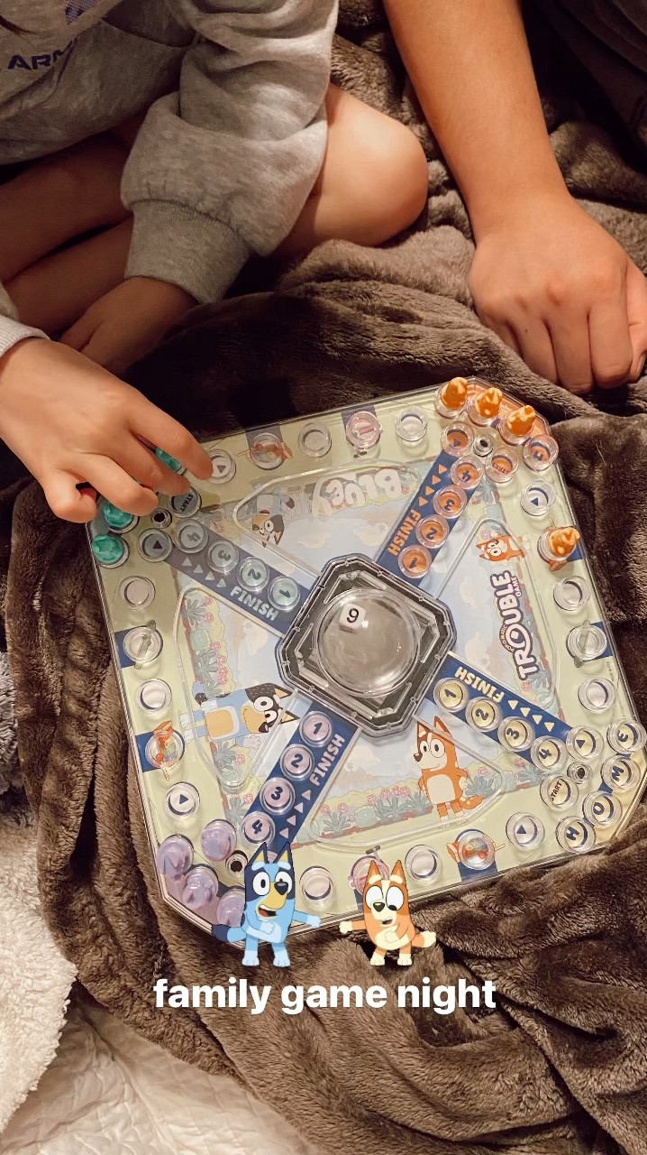 Bluey fun for the whole family! We love board games and we love Bluey!