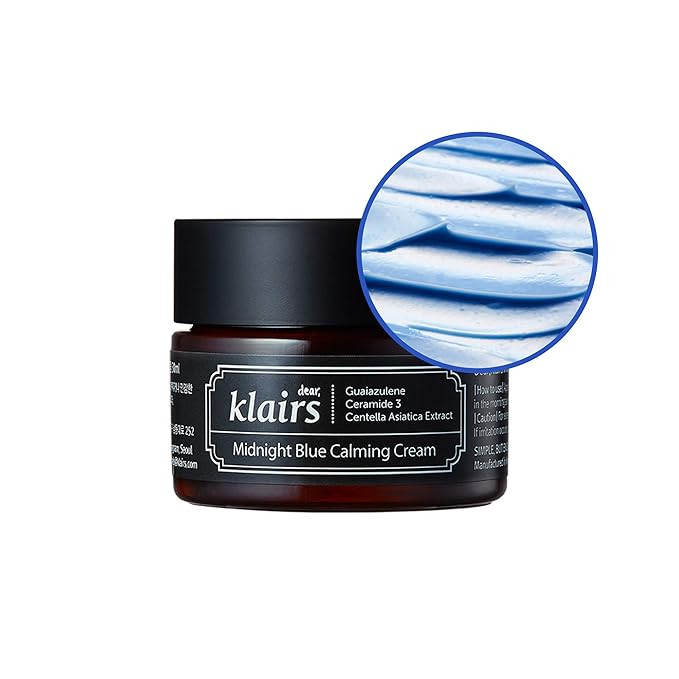 DearKlairs Midnight Blue Calming Moisturizer, 1.01 Fl Oz (Pack of 1) | Soothing, Redness Relief, ... | Amazon (US)
