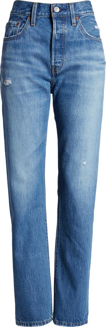501® High Waist Straight Leg Jeans | Nordstrom