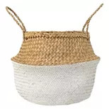 Seagrass Basket with Handles 17" x 20" Natural & White - 3R Studios | Target