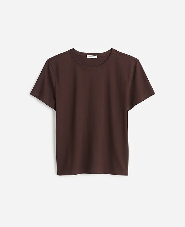 Cotton Perfect Crewneck Tee | Madewell | Madewell