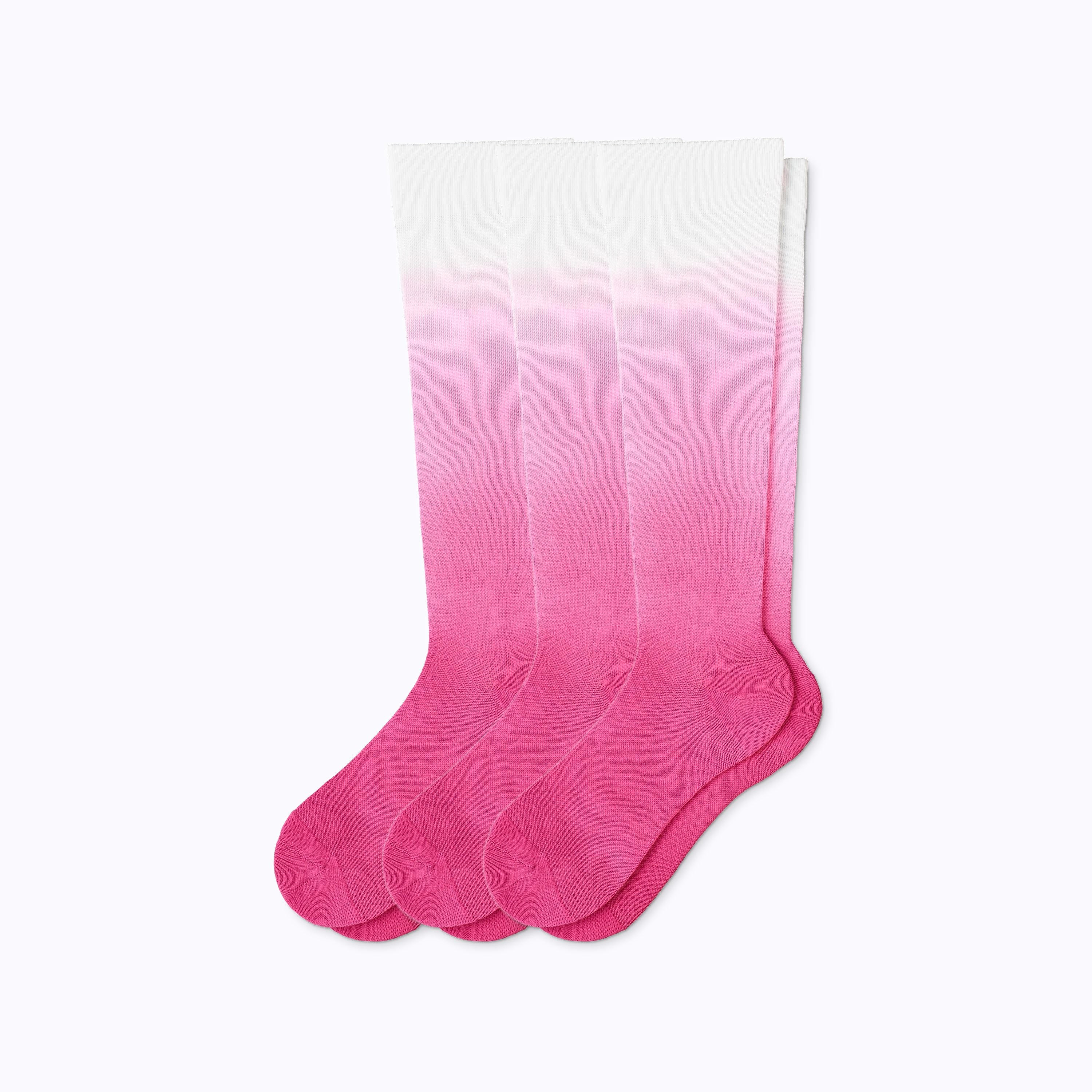 Knee-High Compression Socks  – 3-Pack Ombre | Comrad