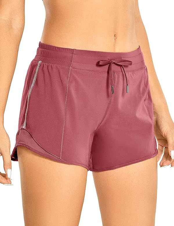 CRZ YOGA Quick-Dry Loose Running Shorts - 2.5''/4'' Sports Workout Shorts for Women Gym Athletic ... | Amazon (US)