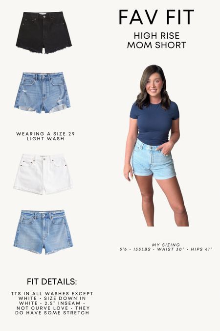 My favorite denim shorts are 25% off plus you can use code AFSHELBY for an extra 15% off. See graphic for sizing info 

#LTKMidsize #LTKStyleTip #LTKSaleAlert