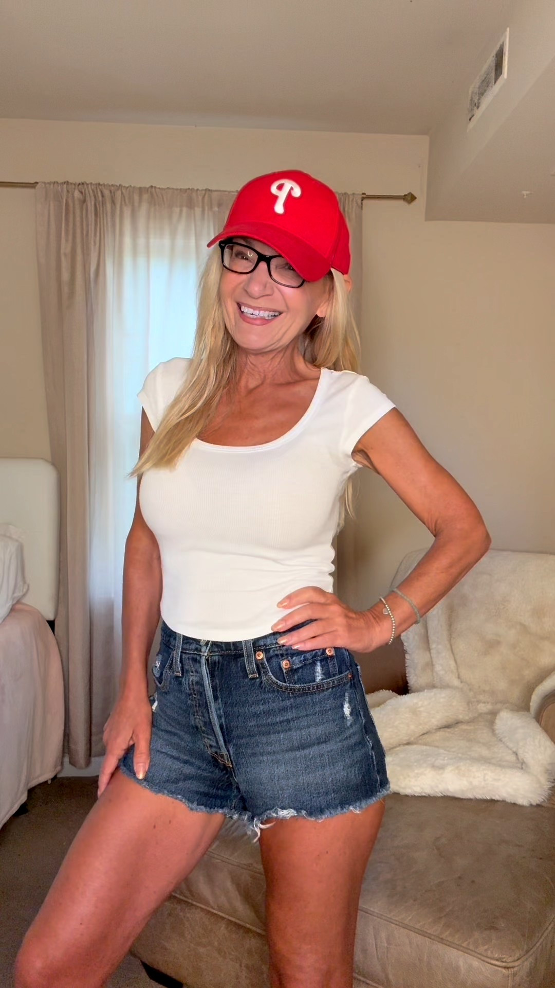 Love the casual sexy vibe of jeans and a white tee. Love my Levi’s 501s- they are so comfortable and flattering!

And the only appropriate accessory today is my Phillies hat!

xoxo
Elizabeth 




#LTKOver40 #LTKFindsUnder50 #LTKActive