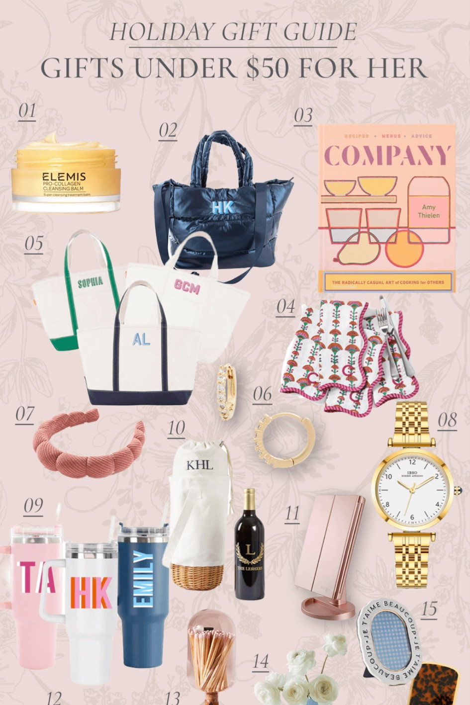 Holiday gift guide! Gifts for her under $50!

Gifts for her // gifts under $50 

#LTKGiftGuide #LTKfindsunder50