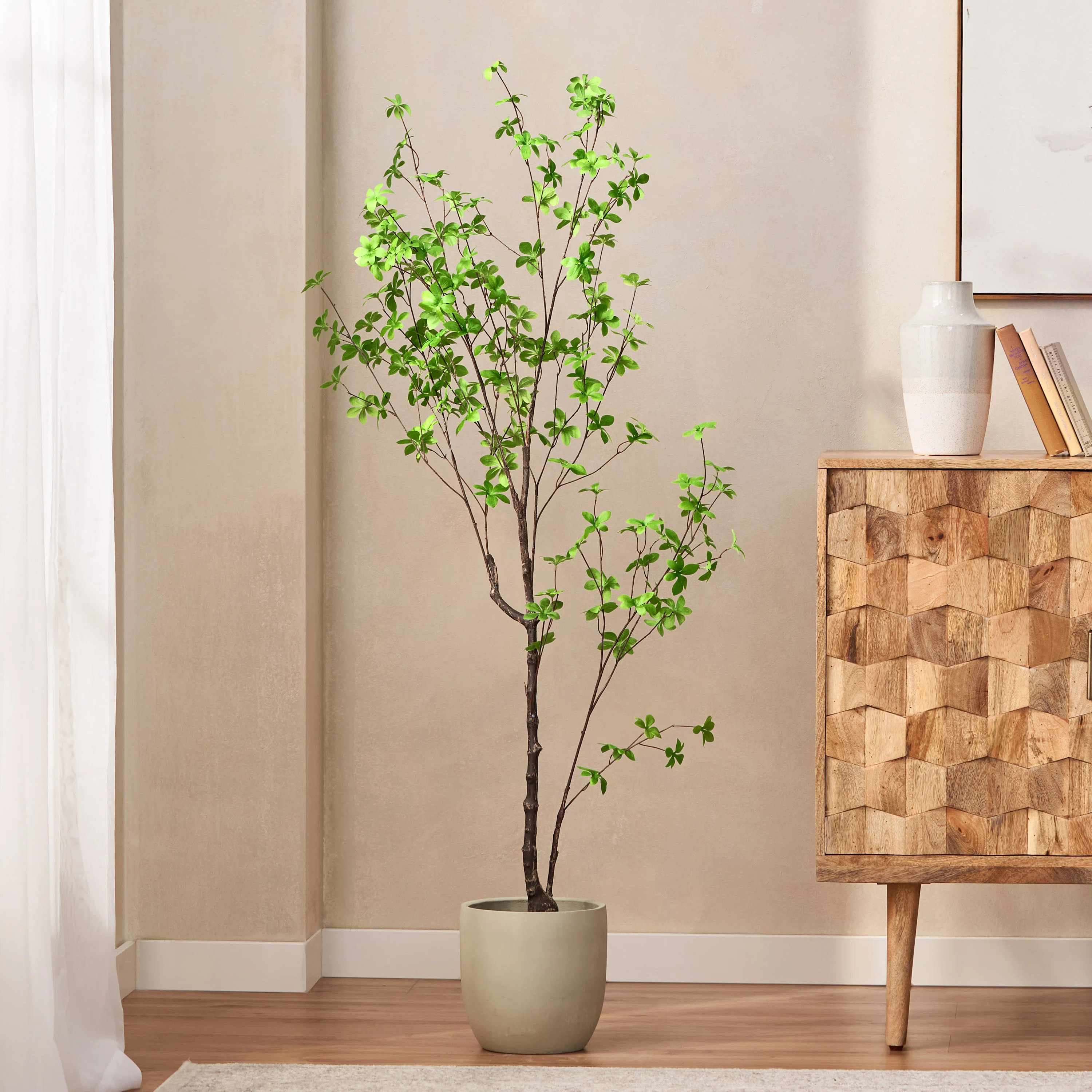 Freeport Park® 51.1'' Faux Eucalyptus Tree in Planter & Reviews - Wayfair Canada | Wayfair North America