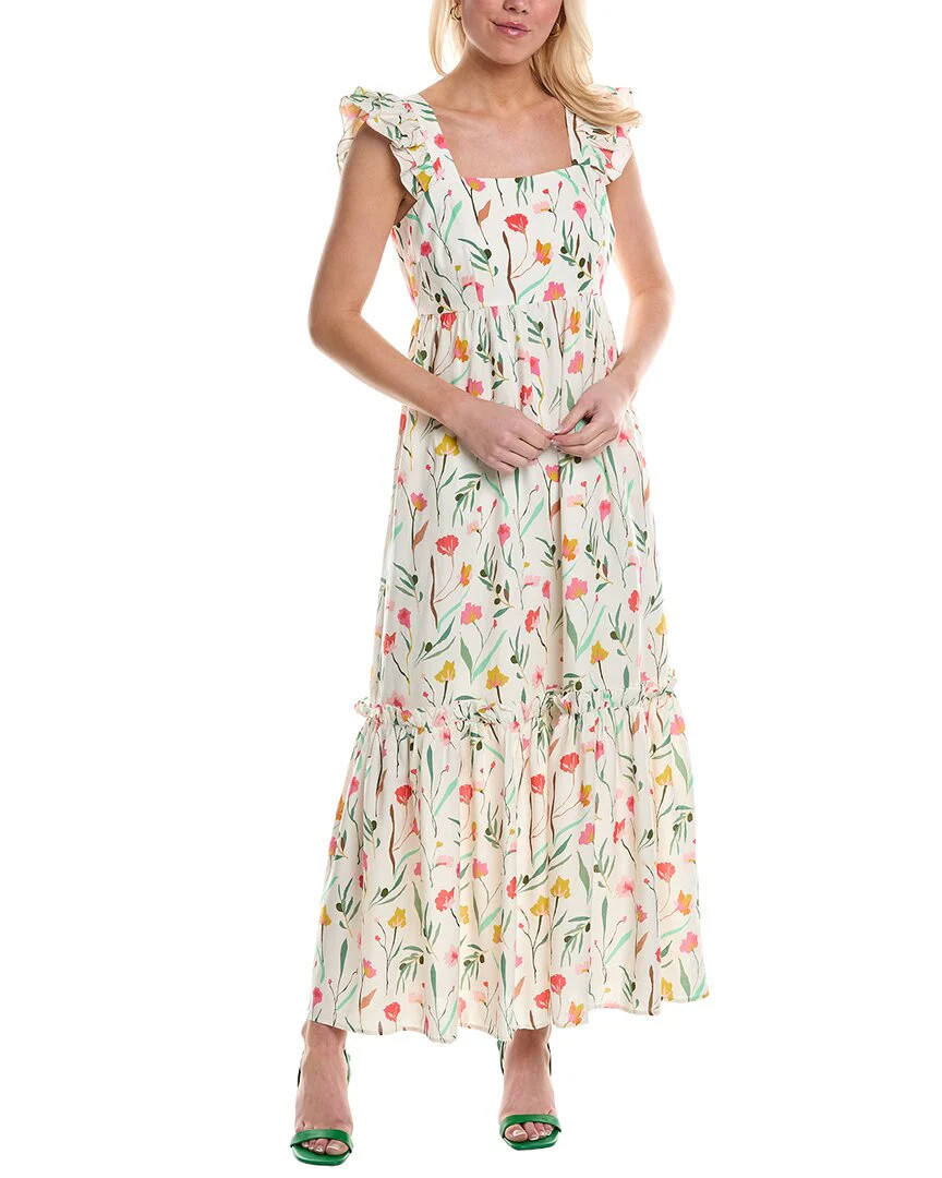 CROSBY by Mollie Burch Byrdie Linen-Blend Midi Dress | Shop Simon
